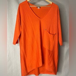 Kerisma Orange Half Sleeve Sweater S/M